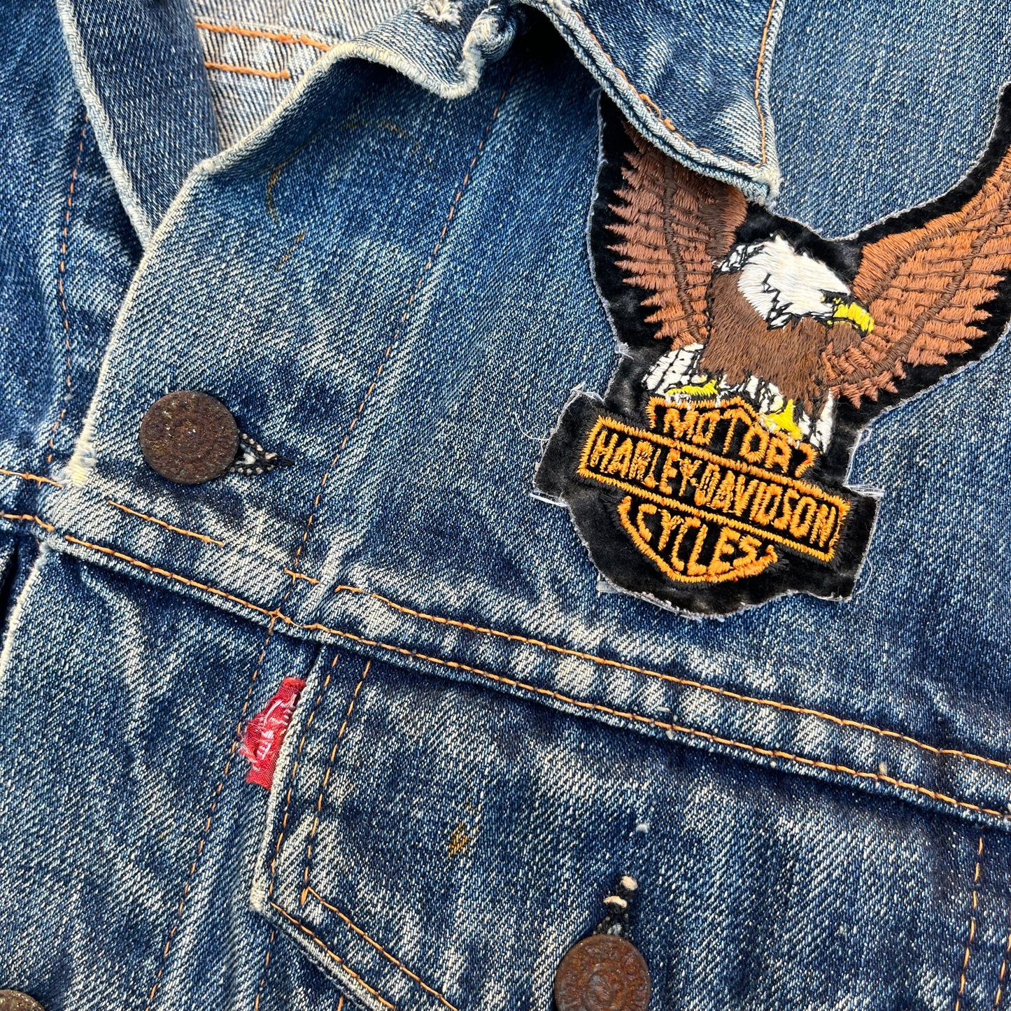 1960s Big E Biker Vest