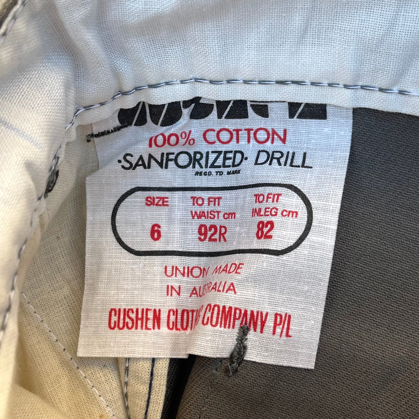 1960s Australian Work Pants