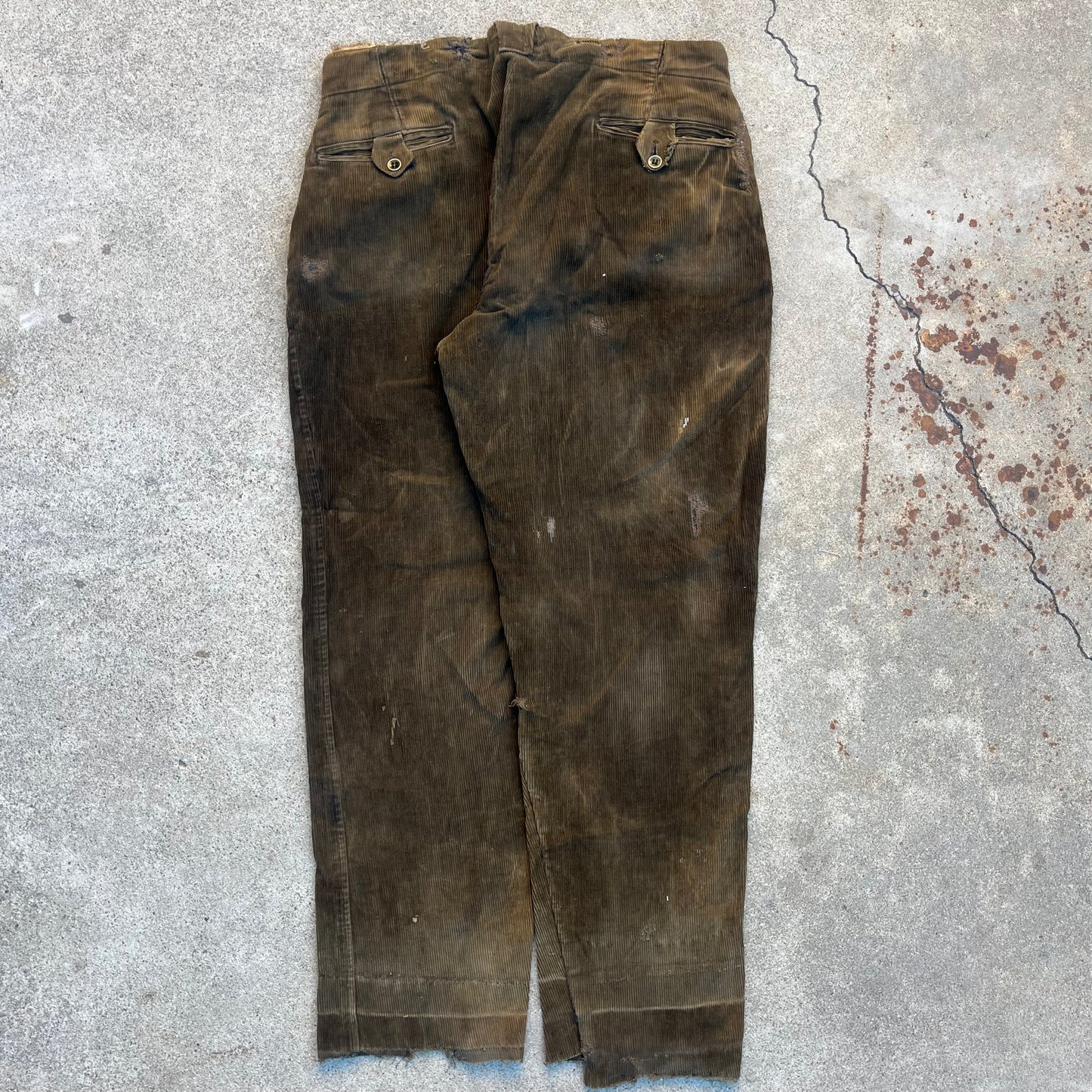 1920s Corduroy Pants